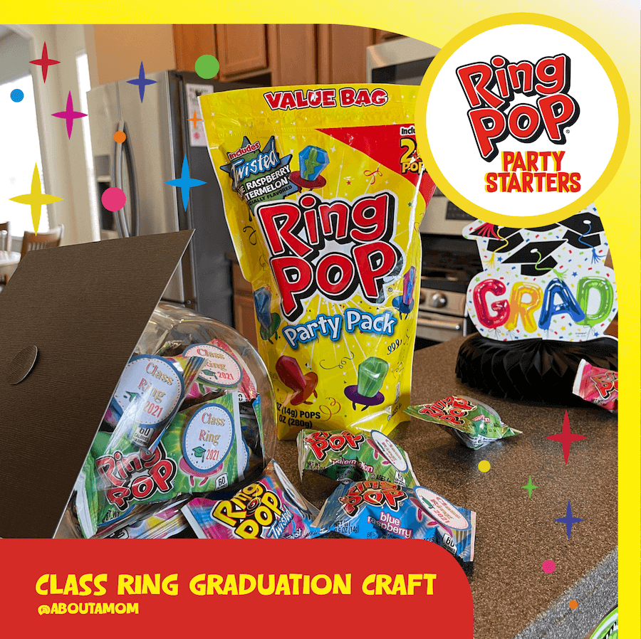 Ring Pop® Class Ring Graduation Craft