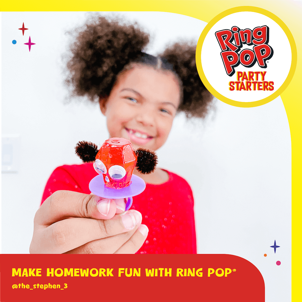 Make Homework Fun With Ring Pop®