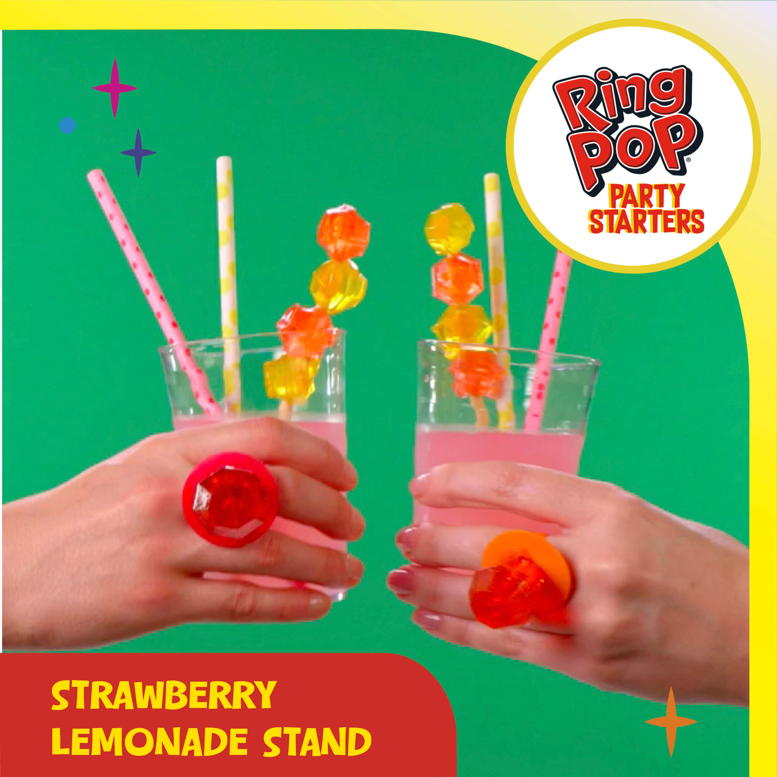 Ring Pop® Strawberry Lemonade Stand