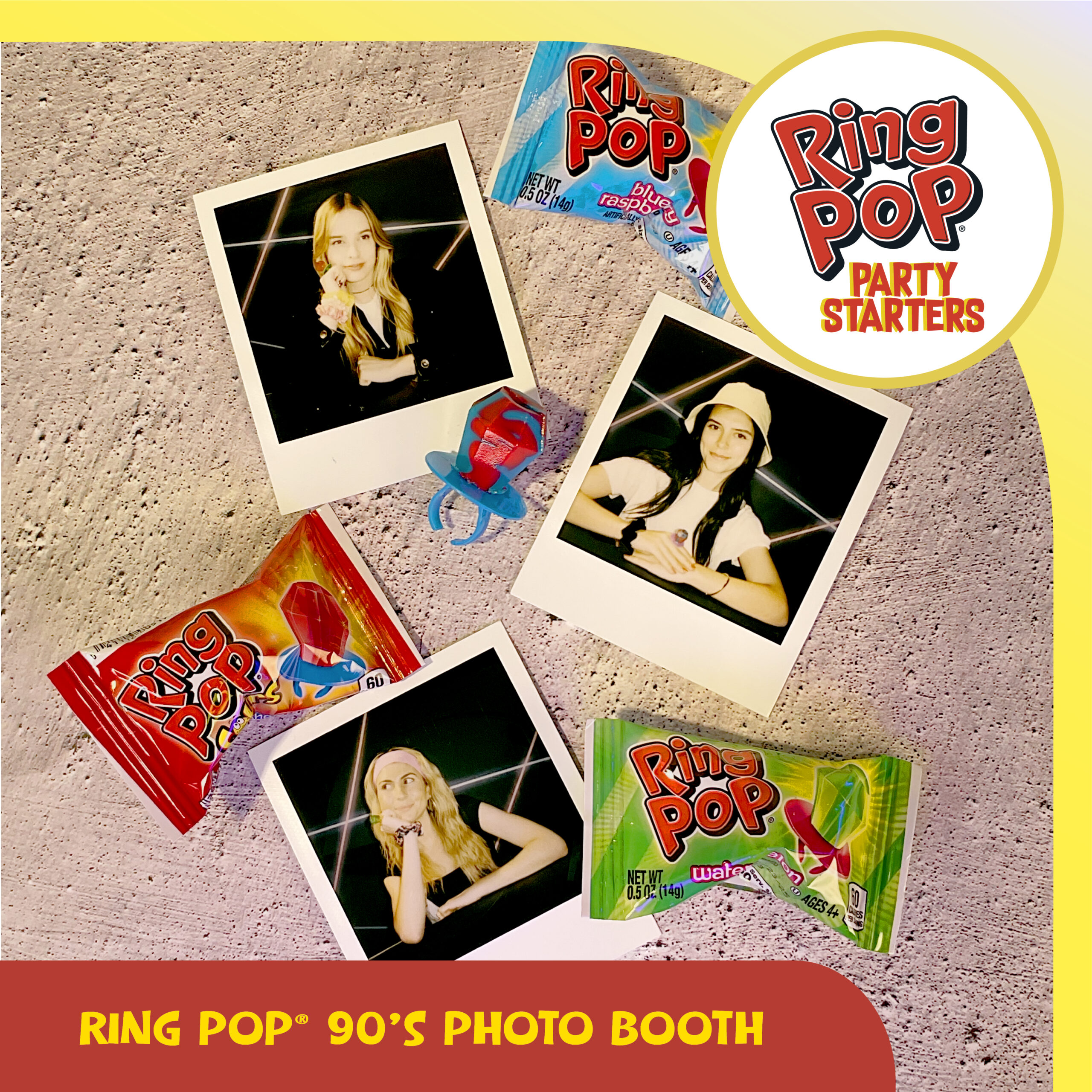 Ring Pop® 90’s Photo Booth