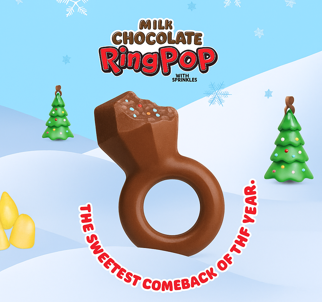It's Back! Milk Chocolate Ring Pop